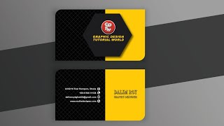 business card design | How to Design a business card in Adobe Illustrator