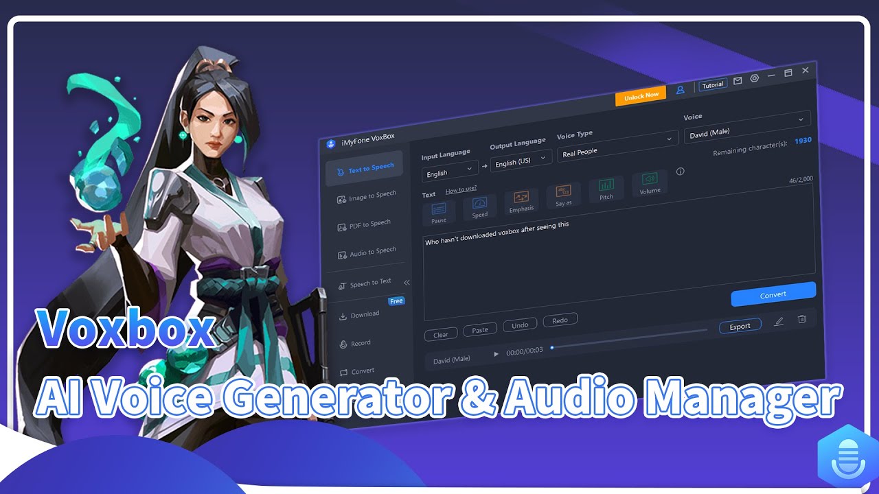 AI Voice Generator | Get Realistic Voiceover via Text-to-Speech Tech