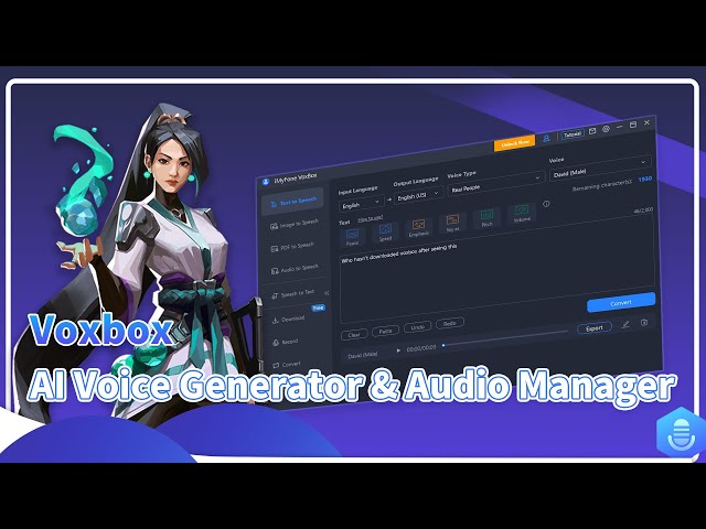 VoxBox - Meilleure alternative à la synthèse vocale de Fakeyou