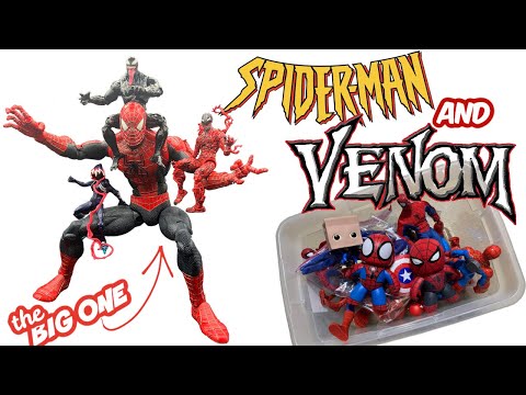 Giant Spider-Man and Venom Marvel Legends Mystery Box!