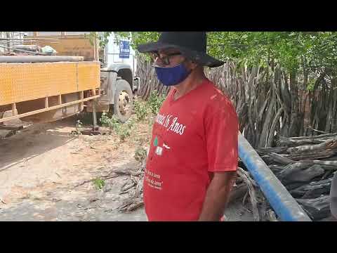 Achamos água na chapada do tio Detinho em Dormentes Pernambuco. 