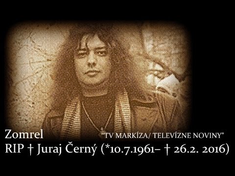 Zomrel - "JURAJ ČERNÝ" / 26.02.2016 ("TV Markíza / Televízne noviny)