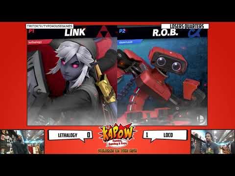 Kapow Smash December 2018 - Lethalogy(Link) Vs LoCO(ROB) - Ultimate Losers Quarters