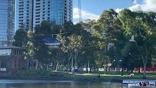 Melbourne Heliport, Yarra River, 11 Dec 2021
