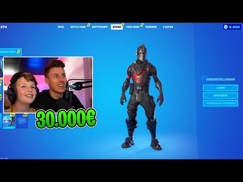 Mein PATENKIND reagiert auf meinen 30.000€ FORTNITE SPIND!