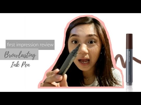 THE FACESHOP - Browlasting Ink Pen // review