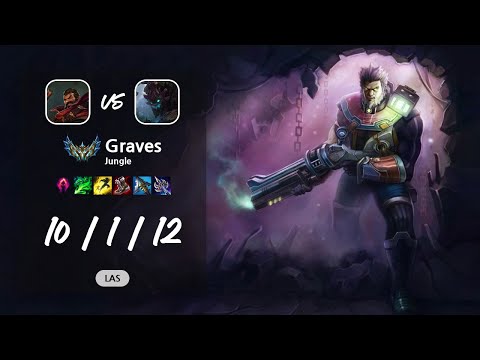 Graves Jungle vs Maokai - LAS Challenger Patch 13.8