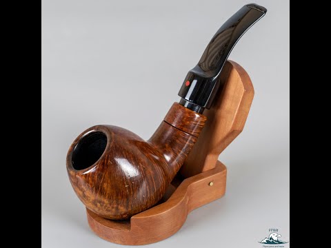 Handmade Ser Jacopo "La Fuma" Finche Tira Smooth Bent Apple Saddle Stem 9mm