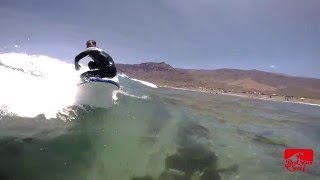 SURF TRICK OF THE DAY -  BRASILIAN HELICOPTER on the beach of Famara, Canary Islands