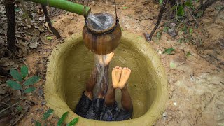 Build The Most Tunnel Secret Underground House Water Slide To Tunnel Swimming Pools