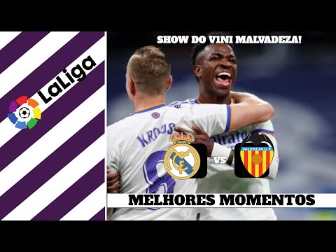 PINTOU O MELHOR DO MUNDO | SHOW DO V1NI MALVADEZA | REAL MADRID X VALENCIA | MELHORES MOMENTOS