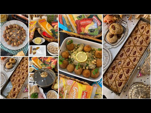 تحضيرات رمضان أطباق رمضانية مالحة وحلوة👌نظمت الكوزينة روتيني اليومي