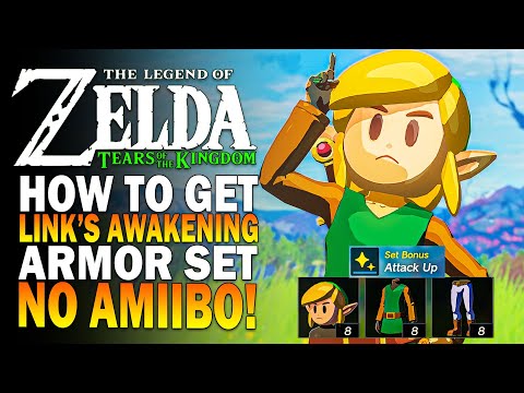 Get The Links Awakening Armor Set! NO AMIIBO! Zelda Tears Of The Kingdom - TOTK Armor