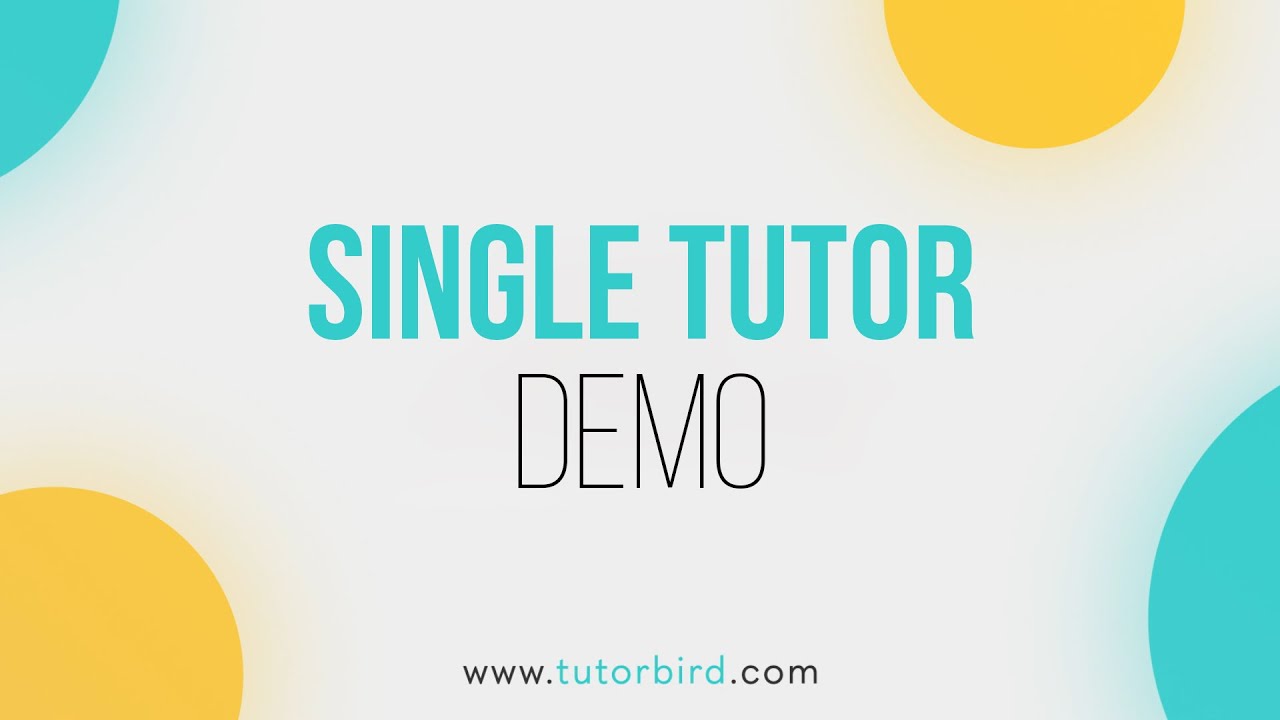 TutorBird Demo