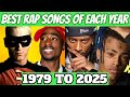 Best Rap Songs Of Each Year 1979 2025
