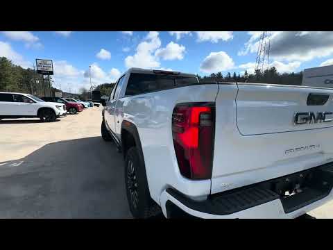 2026 GMC Sierra 3500HD 4WD Crew Cab Standard Box Denali Ultimate in White for sale at Boyer Chevrolet Buick GMC Bancroft in Bancroft, ON