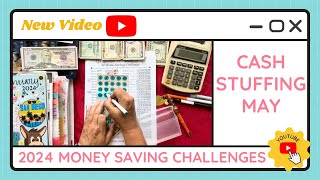 Cash Stuffing Money Saving Challenges for entire month of May - TracEy Monster Savings on Etsy