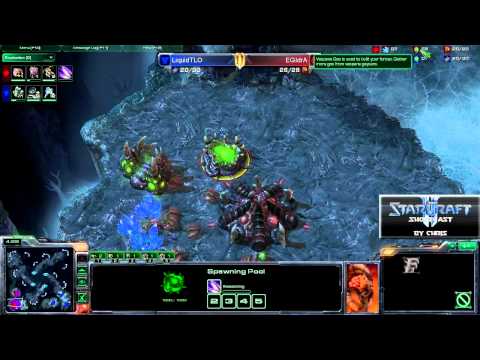Dreamhack Invitational 2011 Quarterfinal - Game 3 - LiquidTLO (T) vs EGIdrA (Z) part 1/2