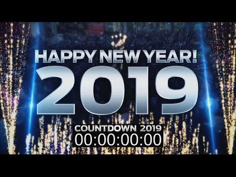 New Year's Eve 2019 - Year In Review 2018 Mega Mix ♫ COUNTDOWN VIDEO for DJs