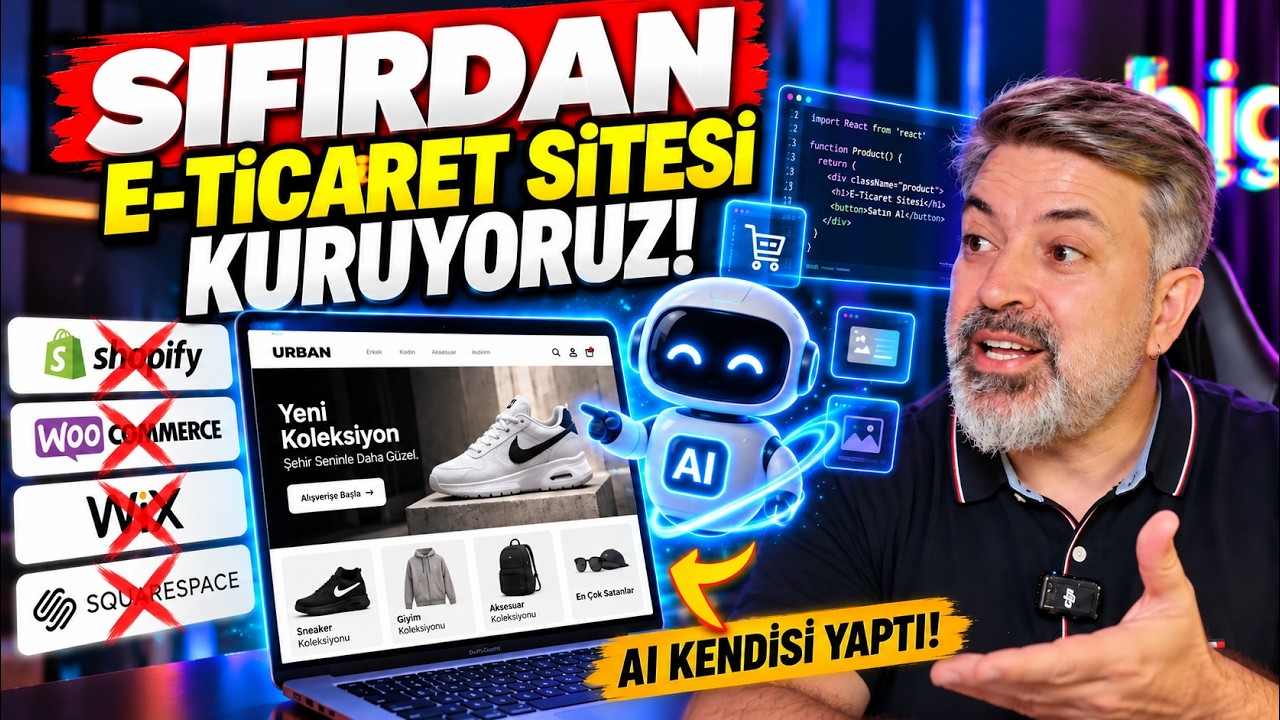 Yapay Zekâ ile Sıfırdan Online Mağaza Kuruyorum! | Bölüm 1