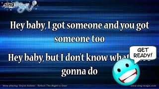 Bryan Adams   Before The Night Is Over Karaoke Version Instrumental