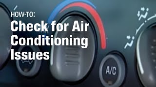 How To Diagnose Car Air Conditioning Problems - AutoZone Car Care