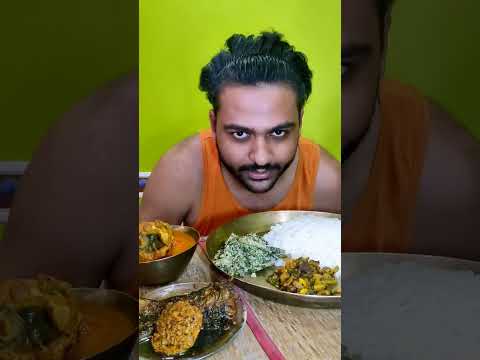 Lau Saag•Fish Jhol•Macher Egg Tok #food #foodie #foodlover #shorts