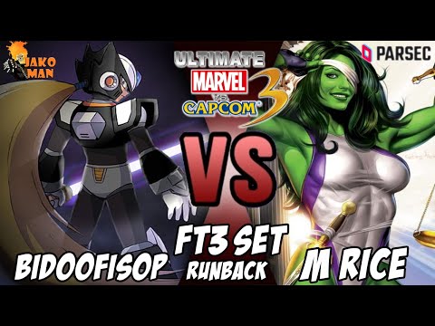 UMVC3 Parsec FT3 Set Runback - BidoofisOP VS M RICE