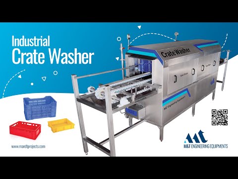 Poultry Tray Washer-Hatcheries Crate Washer