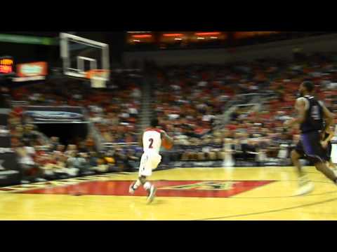 Louisville v KWC: Russ Smith dunk