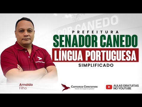 Concurso Senador Canedo: Língua Portuguesa – Teoria Completa
