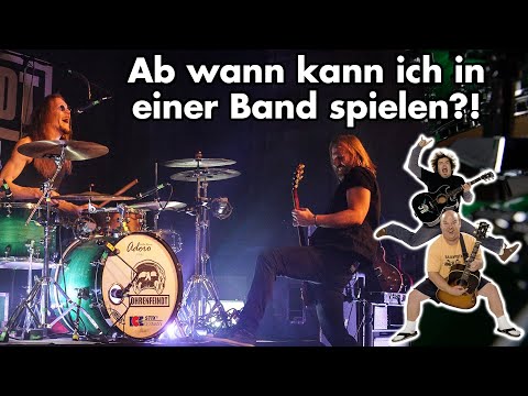 Ab wann kann ich mein Instrument in einer Band spielen?