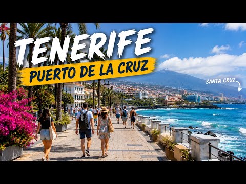 Puerto de la Cruz 🌊 | Relaxing Tenerife Walk + Santa Cruz