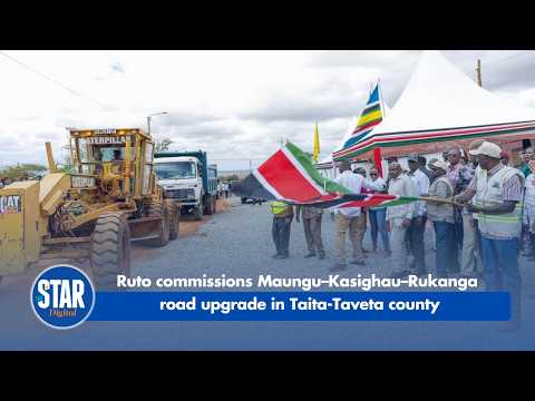 Ruto commissions Maungu–Kasigau–Rukanga road upgrade in Taita-Taveta county