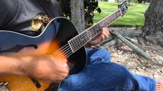 Video thumbnail for The Loar LH300 quick jazz riff by Dean Murphy