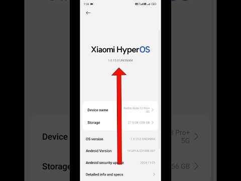 Redmi Note 13 Pro Plus Xiaomi HyperOS Update ✅ #shorts