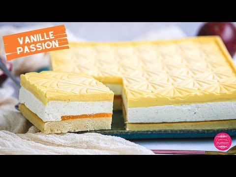 ENTREMETS VANILLE PASSION (sans glaçage)
