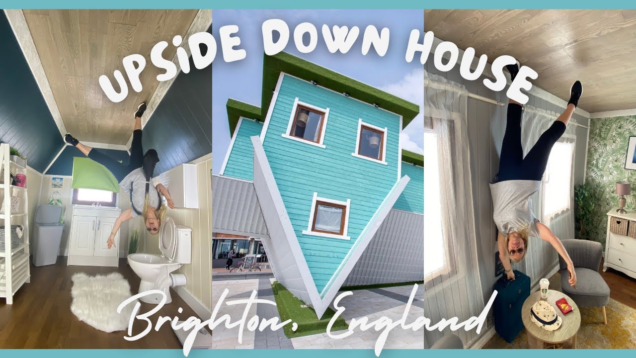Experience the thrill with snapshots of guests at the Upside Down House!