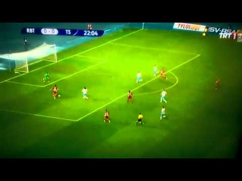 Rabotnicki - Trabzonspor 1:0 Goal by Blaze Ilijoski