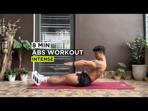 8 Min INTENSE ABS Workout | BELLY & WAIST FAT BURNING