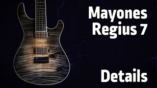 Video thumbnail for Mayones Regius 7 - Detailed Specifications about one of the best guitars by Julian Daniels