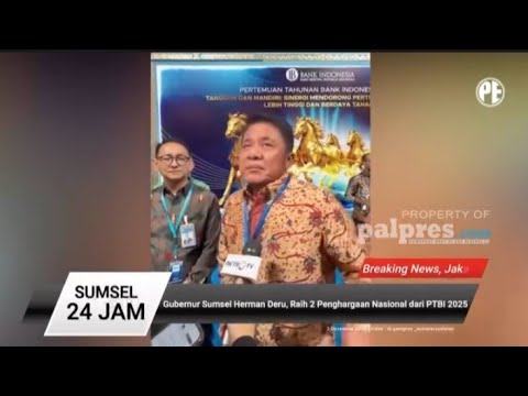 Gubernur Sumsel Raih 2 Penghargaan Nasional Dari PTBI 2025