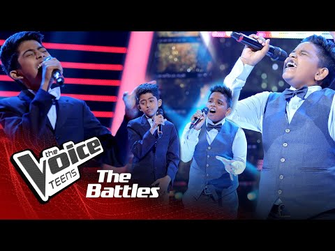 The Battles : Pathum Salinda V Gathsara Risinu | Sihina Mawannathi | The Voice Teen Sri Lanka