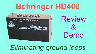 Video thumbnail for Behringer MicroHD HD400 Review and Audio Test by JeffreySchmidtMusic