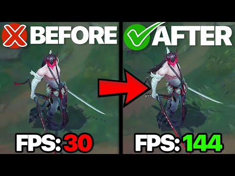 Drastically IMPROVE FPS In League of Legends