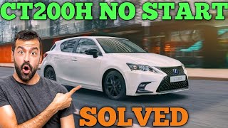 2013 LEXUS CT200H HYBRID CAR NOT STARTING UP FIXED | P3190 P0A0F