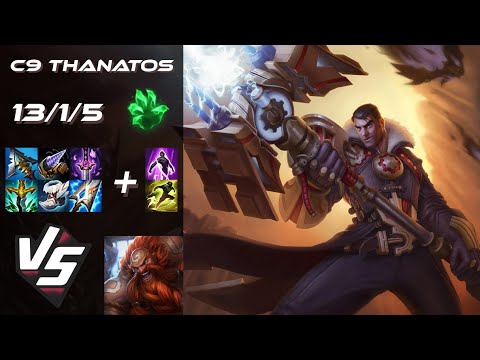 Cloud9 Thanatos TOP Jayce vs Gragas - NA Challenger Patch 25.S2.1