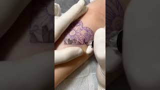 🌻Sunflower heart tattoo || #shorts