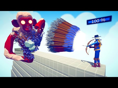 GIANT KING KONG vs EVERY GOD TOURNAMENT - Totally Accurate Battle Simulator TABS