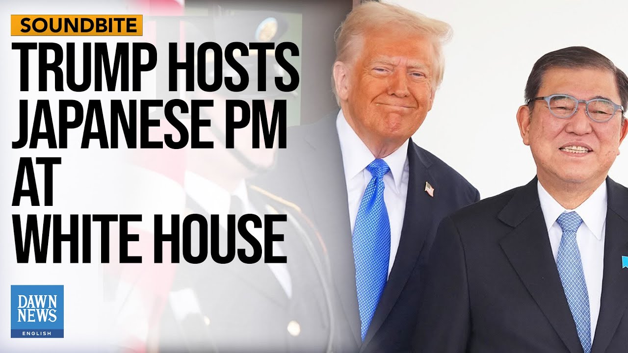 President Trump Hosts Japanese PM Ishiba At White House To Discuss Trade Policy | Dawn News English